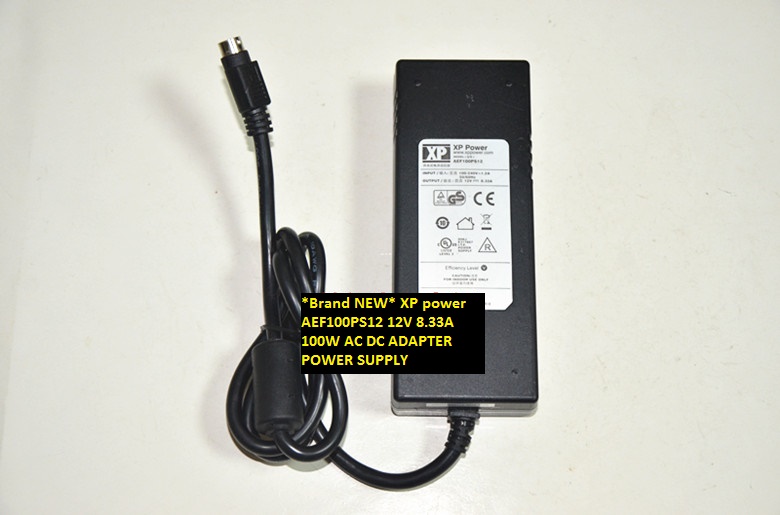 *Brand NEW* AEF100PS12 XP power 12V 8.33A 100W AC DC ADAPTER POWER SUPPLY